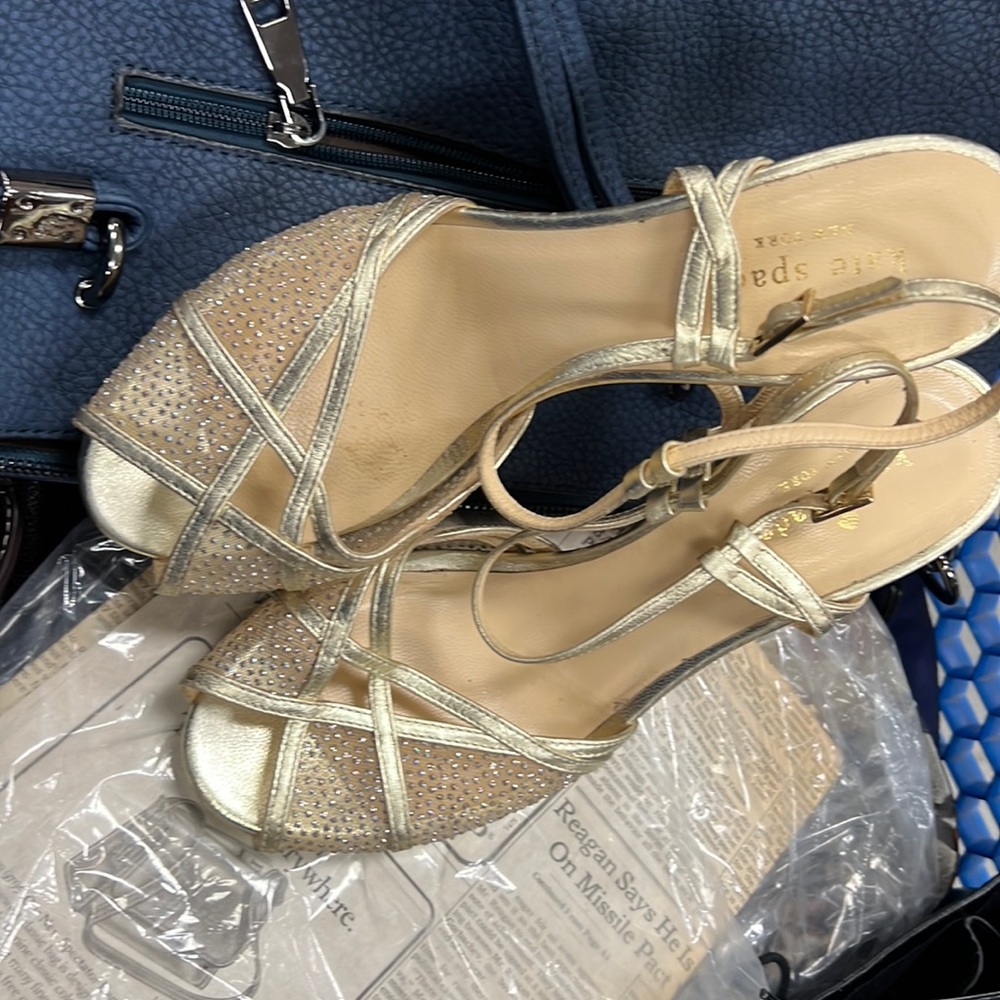 Gold heels